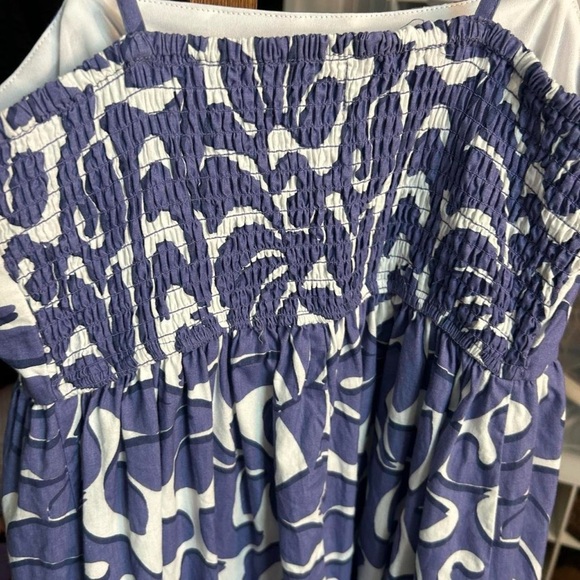 Jessica Simpson Boho Periwinkle Purple Maxi Dress Adjustable Straps Size Small - Picture 4 of 8